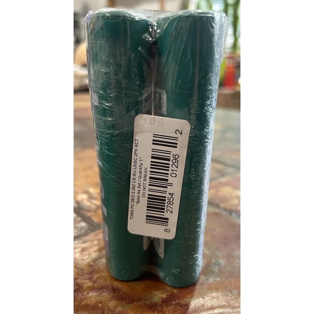 Tom's of Maine Aluminum-Free Natural Deodorant, Unscented, 2-Pack